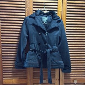 Chic Black Double-Breasted Jacket